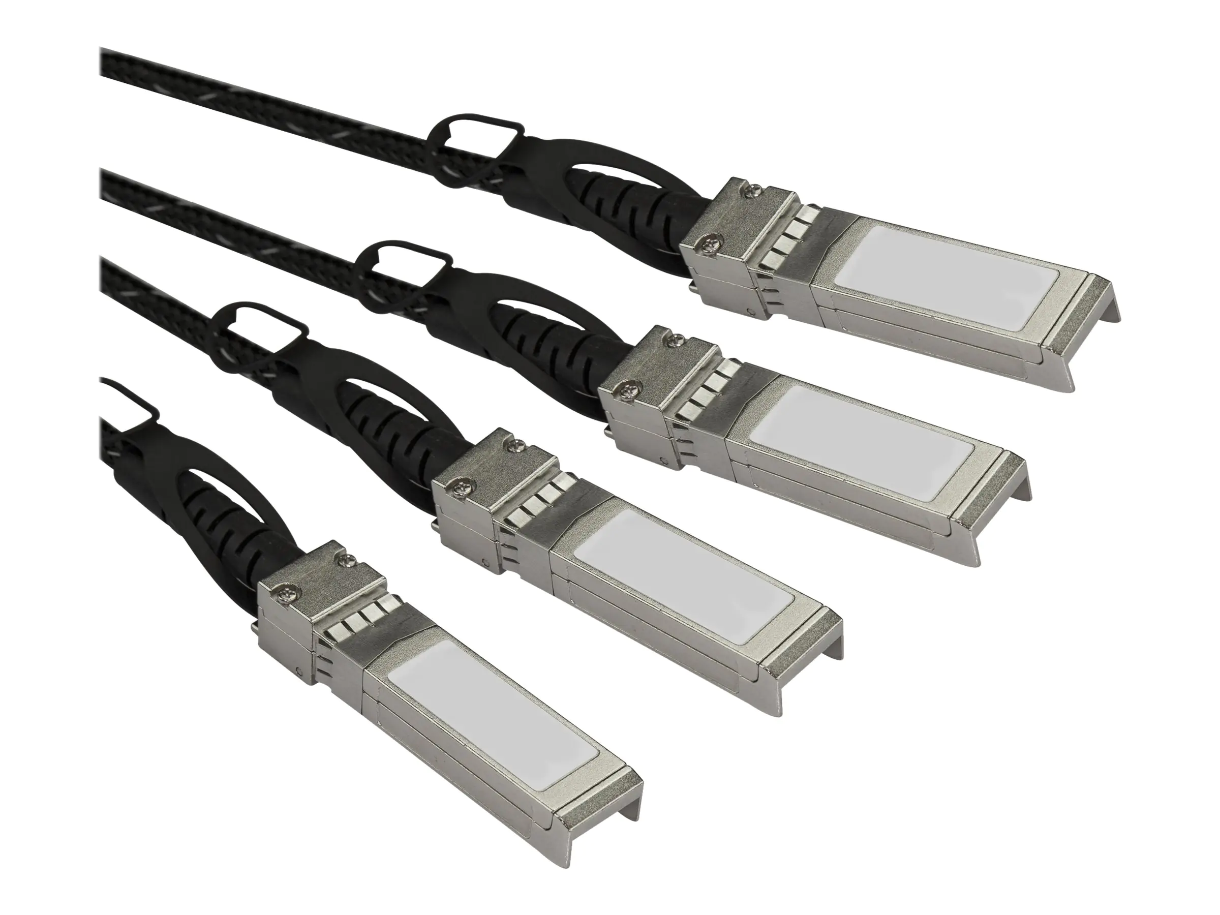 StarTech 5m Cisco QSFP-4SFP10G-CU5M kompatibel - QSFP+ auf 4x SFP+ - QSFP Breakout Kabel - 40G DAC Kabel - Direktanschlusskabel - QSFP+ zu SFP+ - 5 m - twinaxial - SFF-8431/SFF-8432/SFF-8436 - passiv - Schwarz