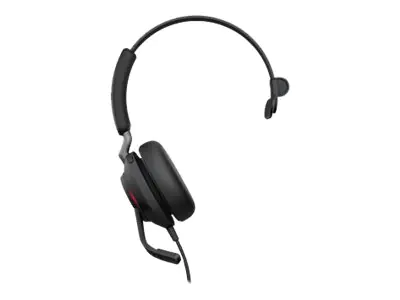 Jabra Evolve2 40 MS Mono - Headset - On-Ear - konvertierbar - kabelgebunden - USB-C - Geräuschisolierung - Zertifiziert für Microsoft Teams