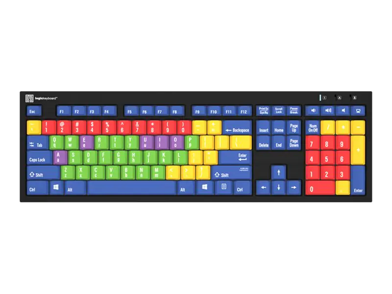 Logickeyboard Kids Learning NERO Slimline - Tastatur