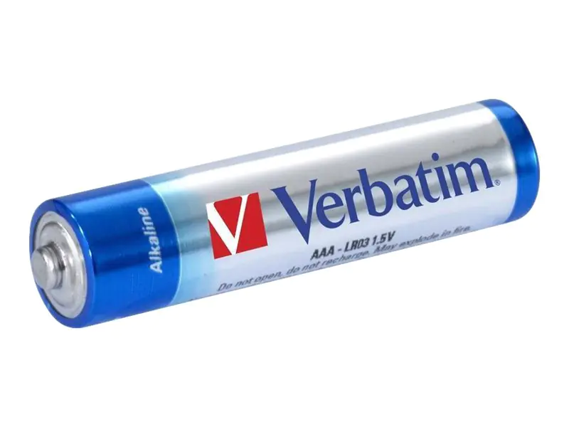 Verbatim Batterie AAA Micro LR03 1er Blister 49920 Alkaline