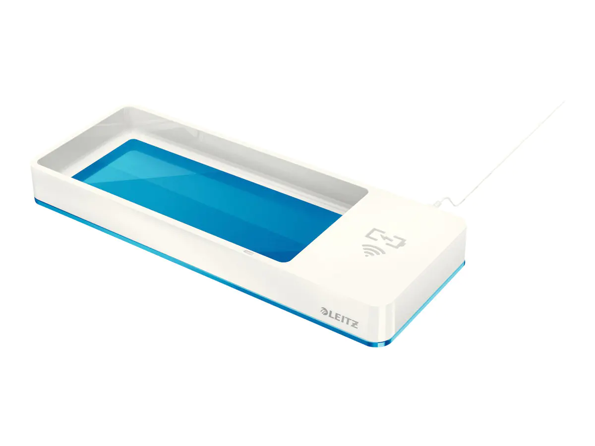 Esselte Leitz WOW - Kabelloses Ladegerät - 1 A - blau-metallic