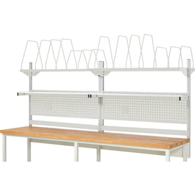 RAU Werkzeugwand 03 3.000 x 1.130 x 350 mm (B x H x T) Stahl, pulverbeschichtet lichtgrau