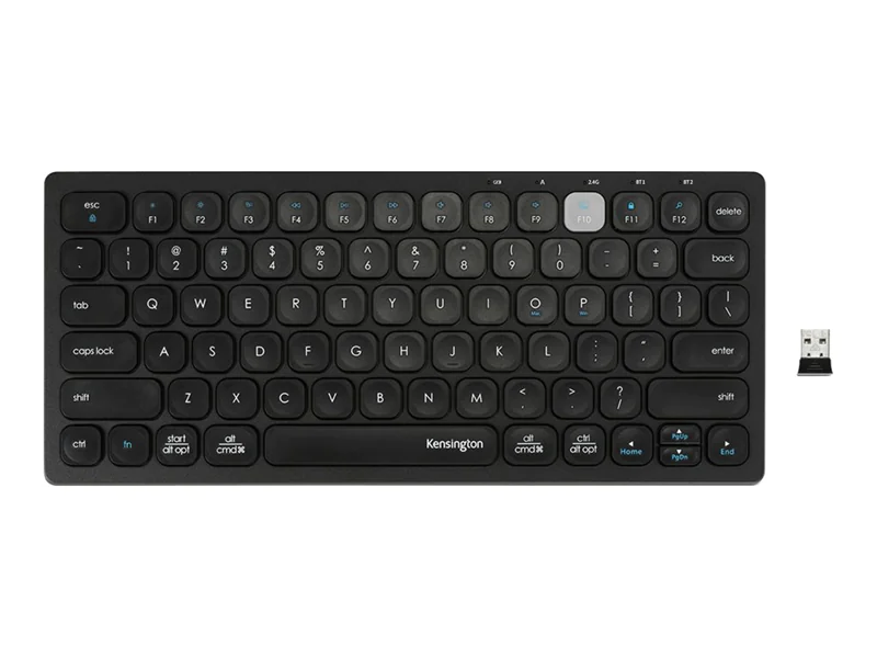 Kensington Multi-Device Dual Wireless Compact Keyboard - Tastatur - Deutsch - K75502DE
