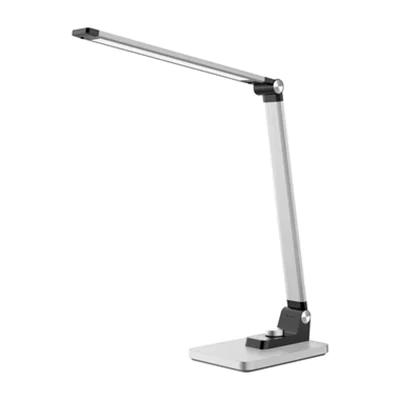 Hansa-Technik Tischleuchte Breeze je Lichtquelle: 9 kWh/1.000h Netzbetrieb silber, gebürstet