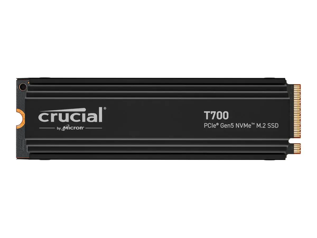 Crucial T700 - SSD - verschlüsselt - 1 TB - intern - PCI Express 5.0 (NVMe) - TCG Opal Encryption 2.01