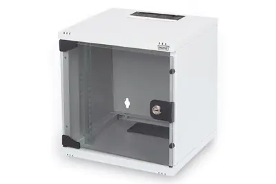 Digitus DN-10-05U-1 - Gehäuse - geeignet für Wandmontage - Hellgrau, RAL 7035 - 6U - 25.4 cm (10")
