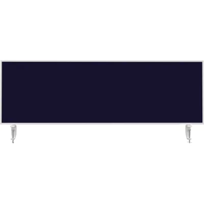 magnetoplan® Tischtrennwand VarioPin 160 x 50 cm (B x H) 2cm schwer entflammbar dunkelblau