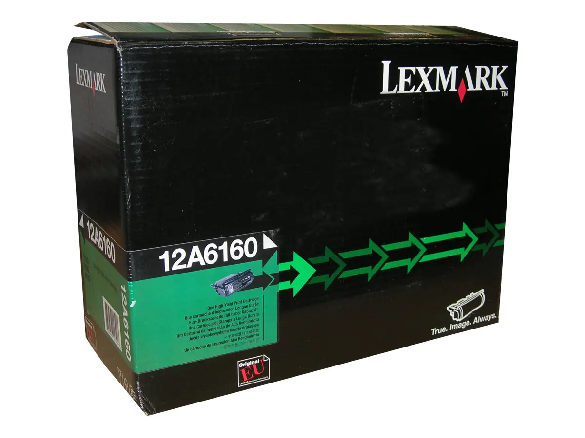 Lexmark Toner 12A6160 schwarz 30.000 Seiten Reman 1 Stück