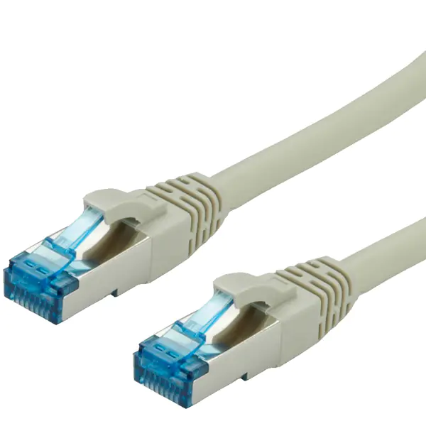 VALUE - Patch-Kabel - RJ-45 (M) zu RJ-45 (M) - 2 m - SFTP - CAT 6a - verseilt - Grau