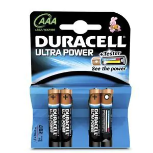 Duracell Batterie Ultra Power AAA Micro LR03 1,5V 4er Blister DUR002692 MN2400