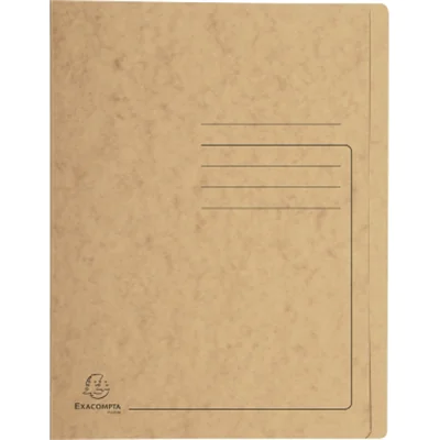Exacompta 39988E, Präsentationsmappe, A4, Pressspan, Braun, Porträt, 350 Blätter