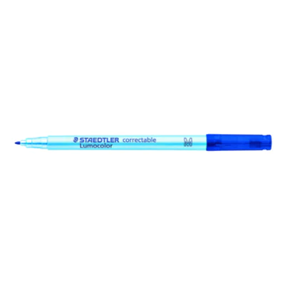 STAEDTLER Folienstift Lumocolor correctable 305 M-3 1mm blau