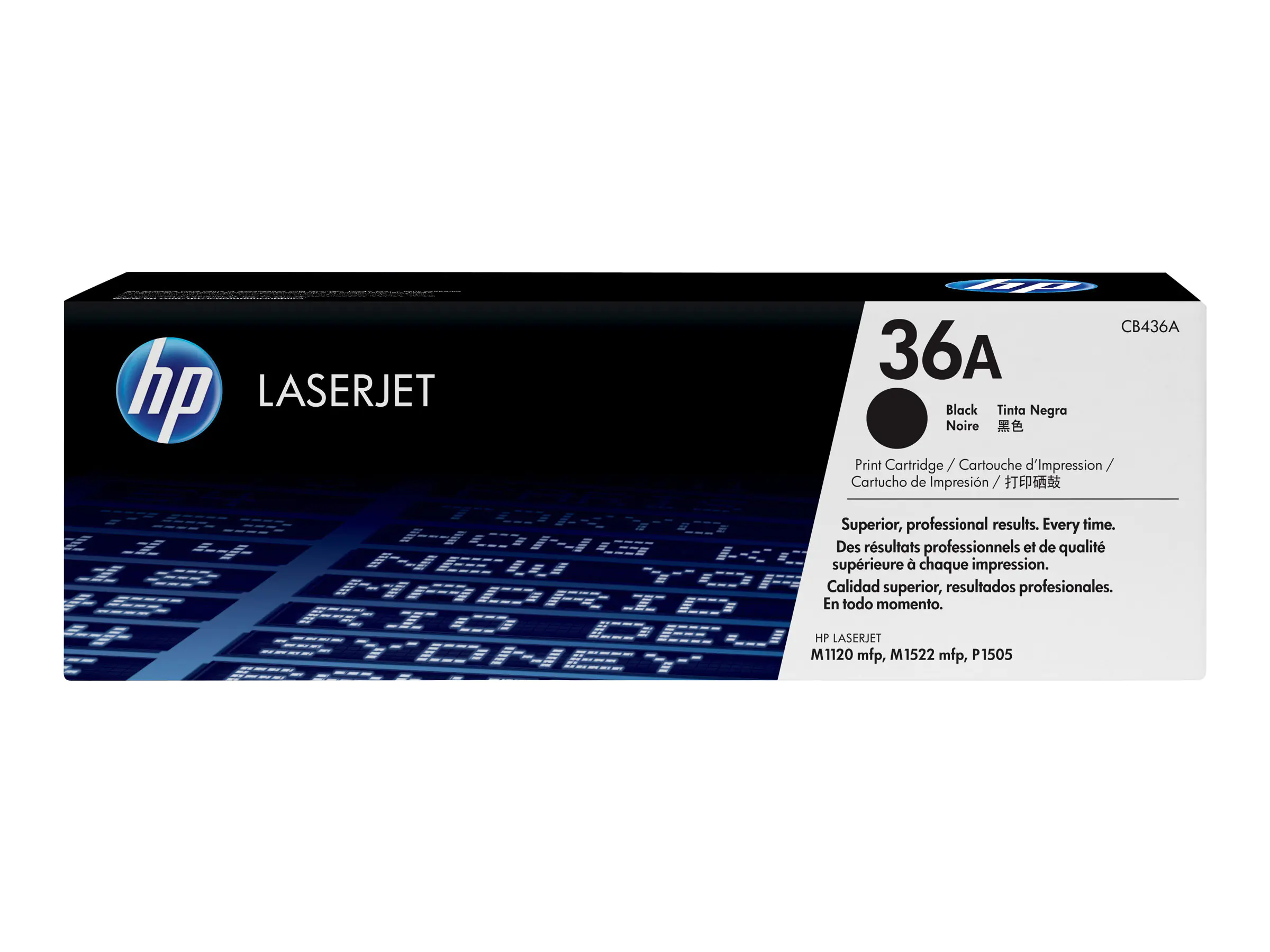 HP 36A - Schwarz - Original - LaserJet - Tonerpatrone (CB436A) - für LaserJet M1120 MFP, M1120n MFP, M1522n MFP, M1522nf MFP, P1505, P1505n, P1506