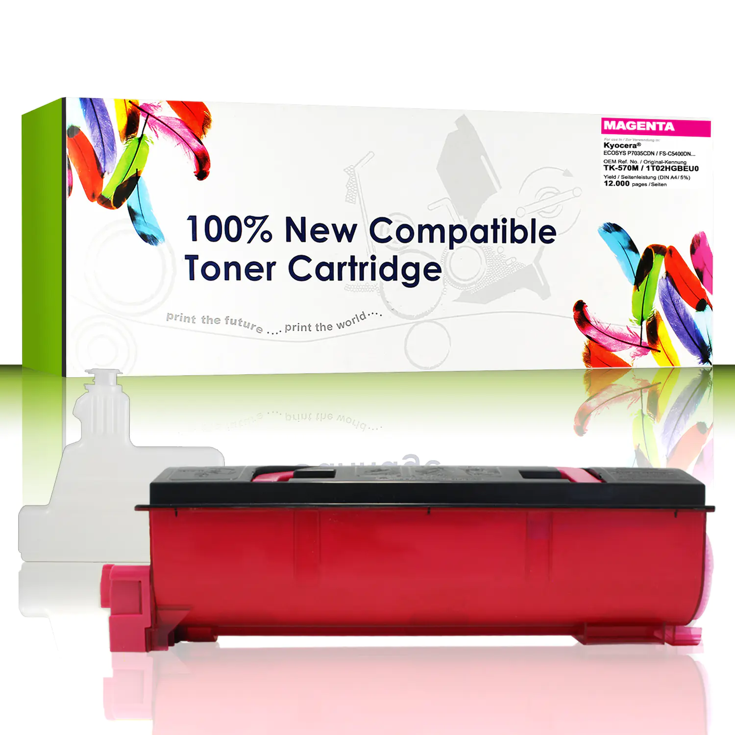 Cartridgeweb Toner kompatibel zu Kyocera/Mita 1T02HGBEU0 TK570M magenta 12.000 Seiten