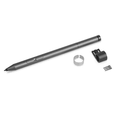 Lenovo Active Pen 2 - Stift - 3 Tasten - kabellos - Bluetooth - Grau - für IdeaPad Flex 5 14IIL05; ThinkPad L13 Yoga Gen 2; P1 (3rd Gen); T15g Gen 1; X1 Yoga Gen 6