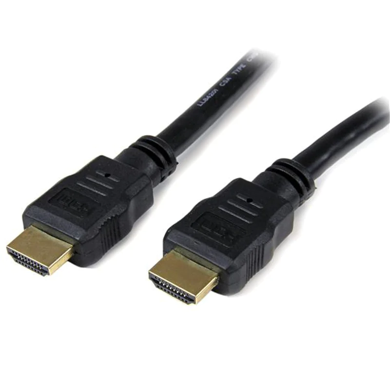 StarTech High-Speed-HDMI-Kabel 2m - HDMI Verbindungskabel Ultra HD 4k x 2k mit vergoldeten Kontakten - HDMI Anschlusskabel (St/St) - HDMI-Kabel - HDMI männlich zu HDMI männlich - 2 m - abgeschirmt - Schwarz - für P/N: CDPVGDVHDBP, DK30CH2DPPDU, DK30CHDPPD