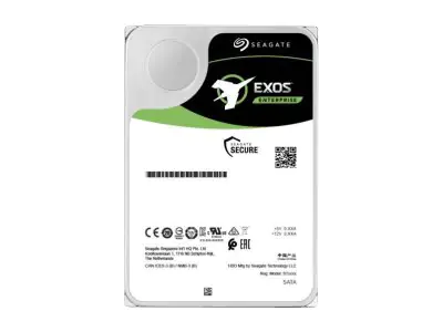 Seagate Exos X18 ST14000NM005J - Festplatte - verschlüsselt - 14 TB - intern - SAS 12Gb/s - 7200 rpm - Puffer: 256 MB - Self-Encrypting Drive (SED)