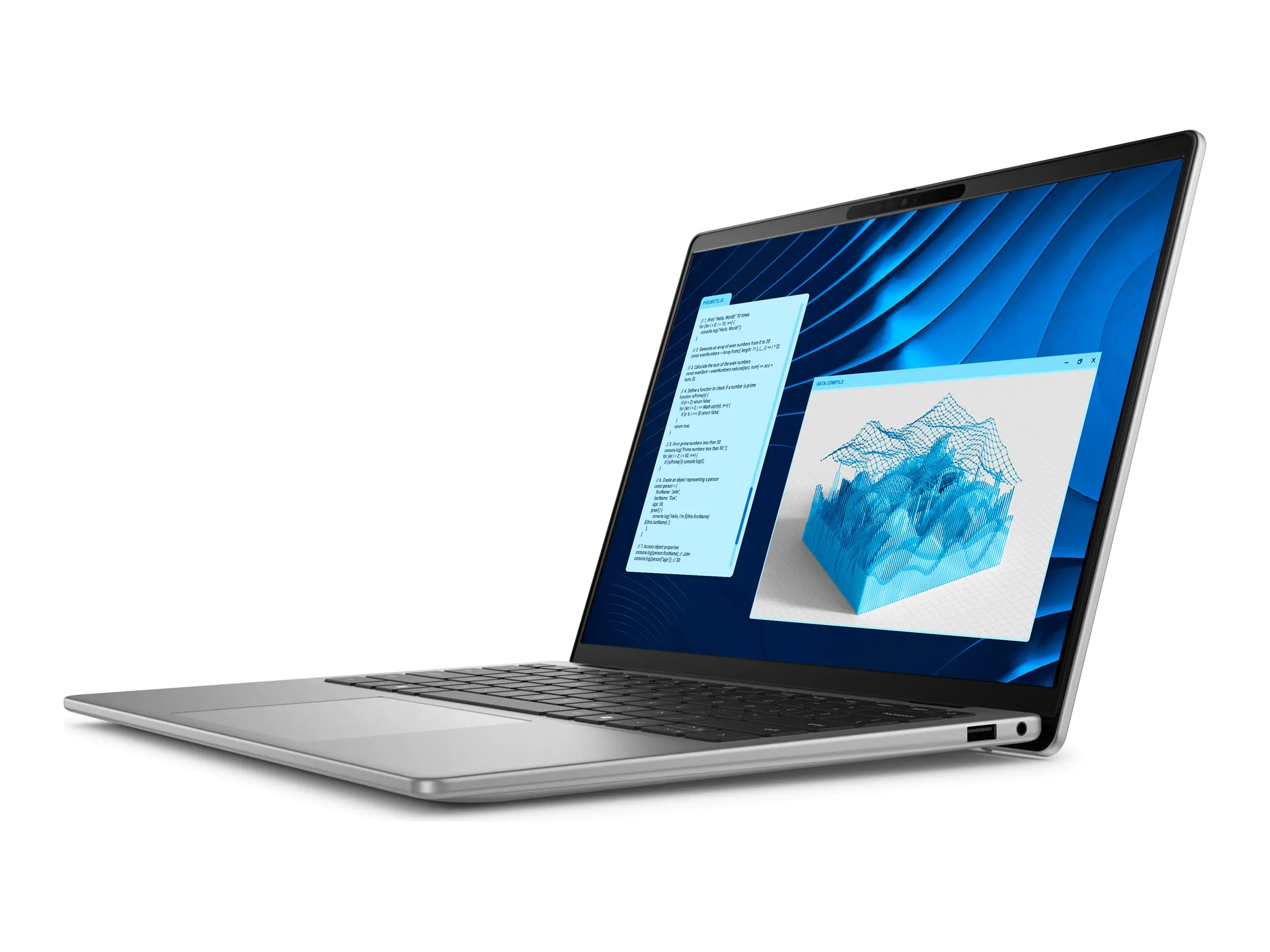 Dell Latitude 5455 - Snapdragon X Plus X1P-42-100 / 3.2 GHz - Win 11 Pro (auf ARM) - Qualcomm Adreno - 16 GB RAM - 512 GB SSD NVMe, TLC - 35.565 cm (14") IPS 1920 x 1200 (Full HD Plus) - Wi-Fi 7 - Grau - BTS - mit 1 Jahr Vor-Ort-Basisgarantie