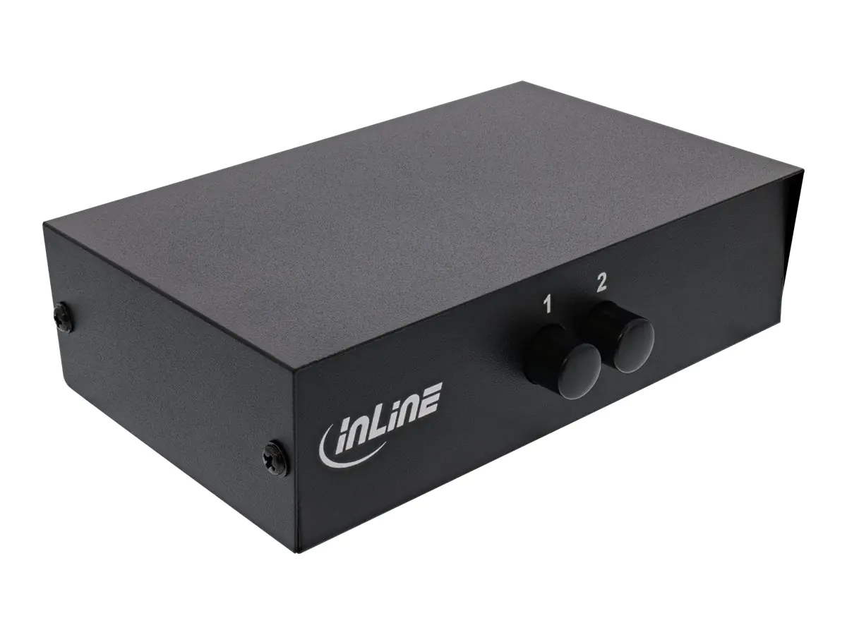 InLine - Video/Audio-Schalter - 2 x Composite Video/Audio - Desktop