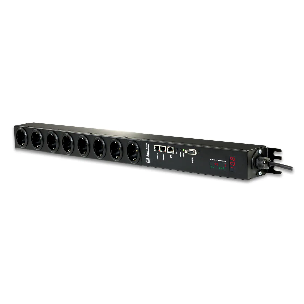 Gude 8314-1 EPC 1x16A 8xSchutzkontakt 2xSensorport IPv6 SNMPv3