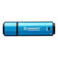 Kingston IronKey Vault Privacy 50C - USB-Flash-Laufwerk - verschlüsselt - 64 GB - USB-C 3.2 Gen 1 - TAA-konform