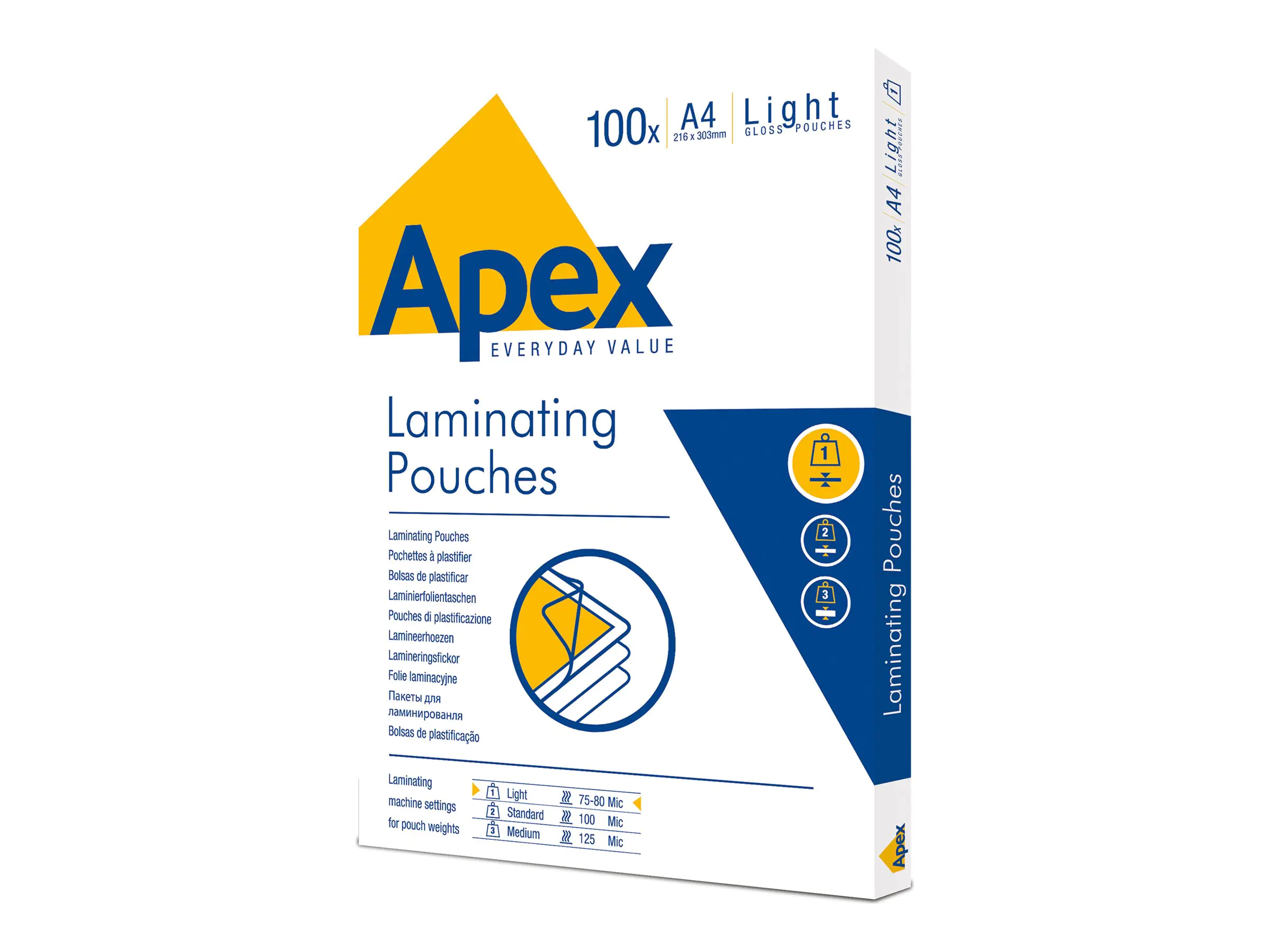 Fellowes Laminierfolie Apex 6003201 DIN A4 100St.