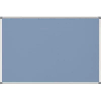 Jakob Maul GmbH MAUL 6445034, Feste Pinnwand, Hellblau, Textil, 900 x 1800 mm, Aluminium, Aluminium