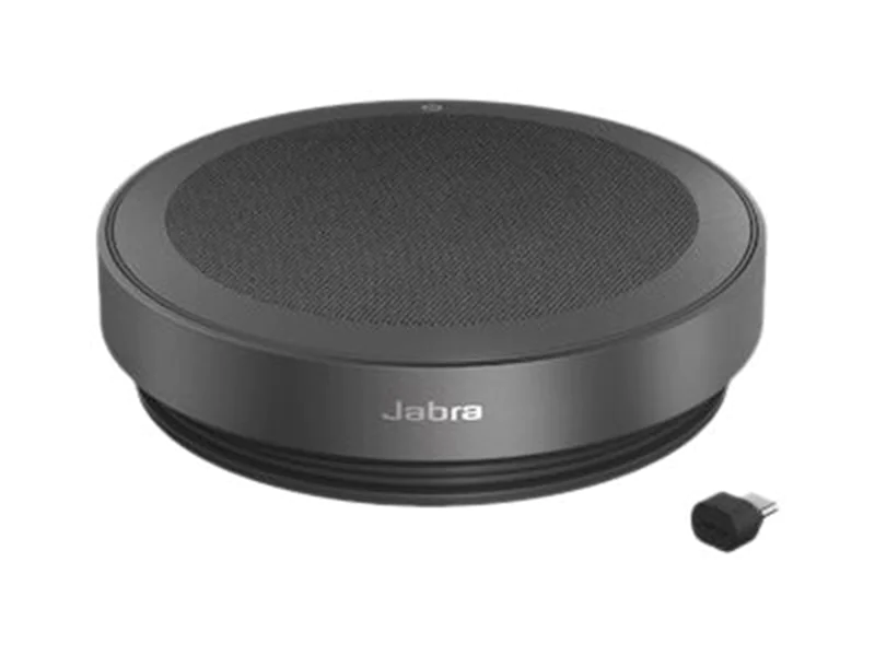Jabra Speak2 75 UC - Freisprechtelefon - Bluetooth - kabellos - USB-A, USB-C - Dunkelgrau - Certified for Zoom Rooms, Zoom Certified, Alcatel-Lucent-zertifiziert, Avaya Certified, Cisco Webex Certified, Unify Certified, MFi Certified, Google Meet Certifie