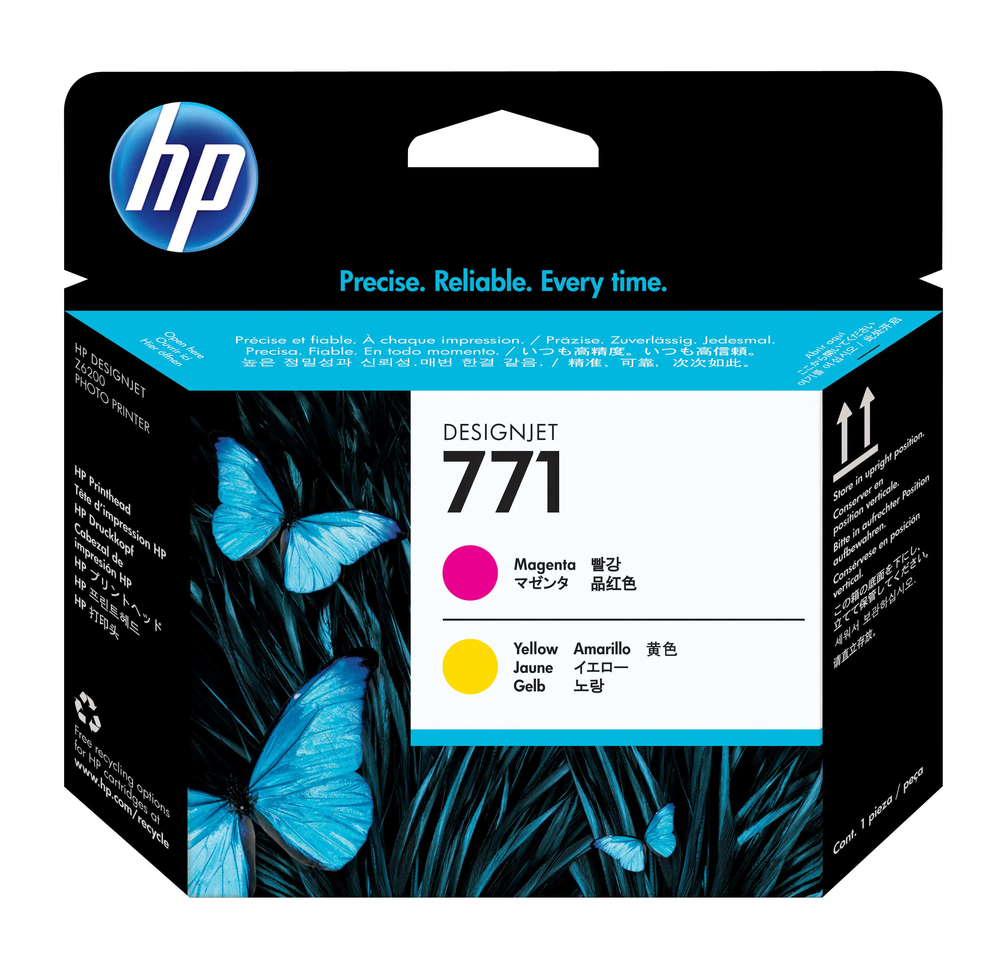 HP 771 - Gelb, Magenta - Druckkopf - für DesignJet Z6200, Z6600, Z6610, Z6800, Z6810