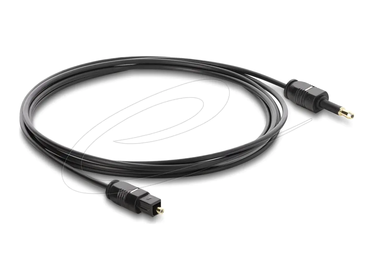 Delock Digitales Audio-Kabel (optisch) - Mini -TOSLINK männlich zu TOSLINK weiblich