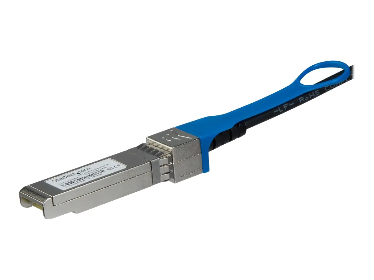 StarTech MSA Uncoded Compatible 10m 10G SFP+ to SFP+ Direct Attach Breakout Cable Twinax, 10GbE SFP+ Copper DAC 10Gbps Low Power Active Transceiver Module DAC, 10GE SFP+ Breakout Cable - Lifetime Warranty (SFP10GAC10M) - 10GBase Direktanschlusskabel - SFP