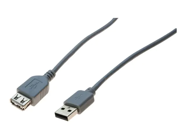 exertis Connect - USB-Verlängerungskabel - USB Typ A (M) zu USB Typ A (W) - USB 2.0 - 2 m - Grau