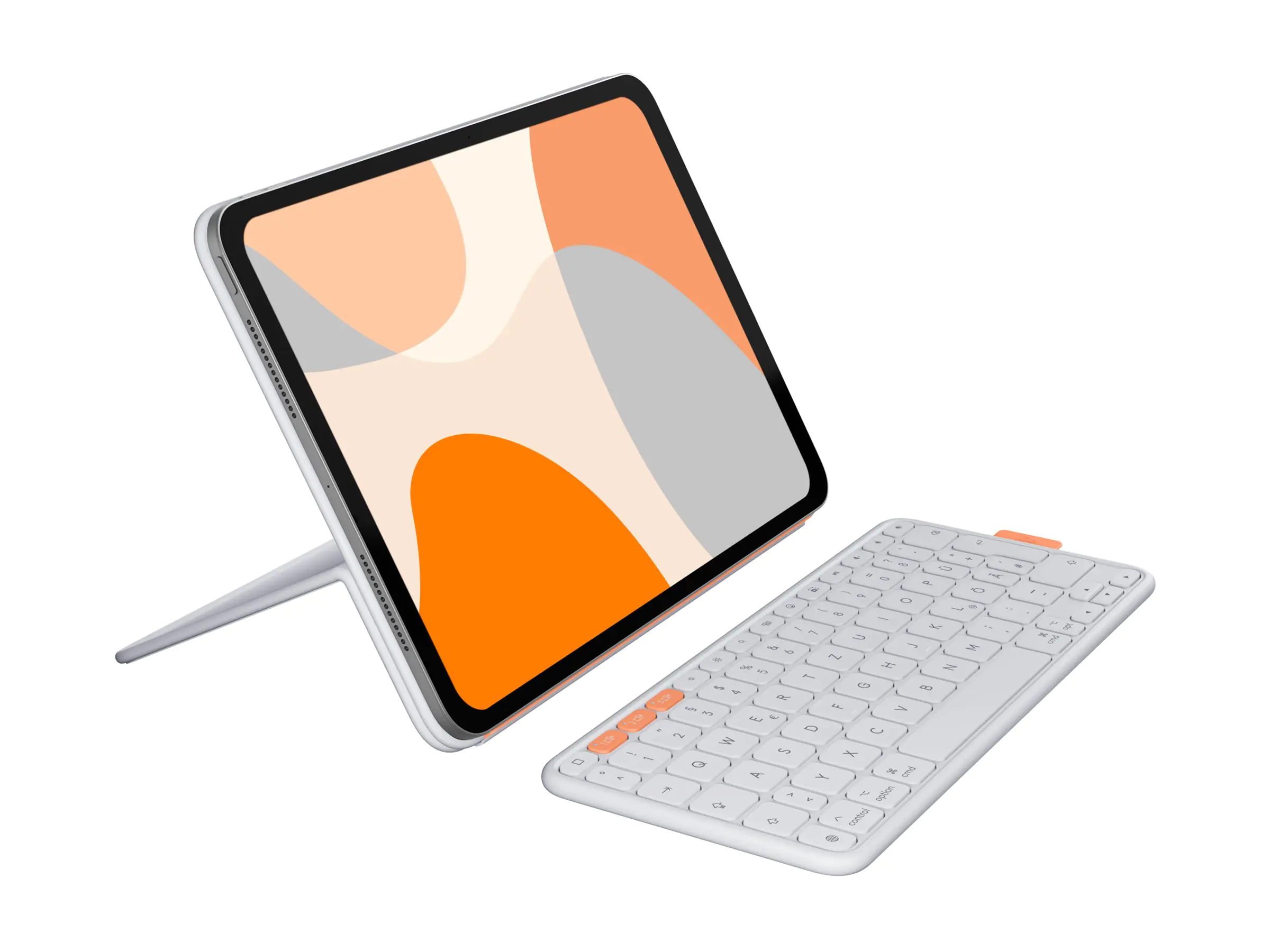 Logitech Flip Folio - Tastatur und Foliohülle - full size - kabellos - Bluetooth 5.1 LE - QWERTZ