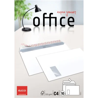 ELCO Briefumschlag Office 7449312 C4 100g weiss 10 St./Pack.