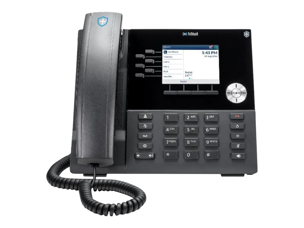 Mitel MiVoice 6920t - VoIP-Telefon - SIP, MiNet - 18 Leitungen