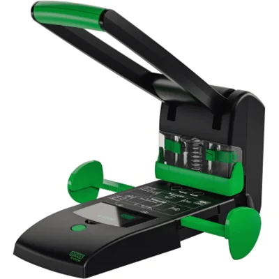 NOVUS Blocklocher B 2200 re+new 16,4 x 36 x 46,3 cm (B x H x T) 200 Bl. (80 g/m²) 20mm Metall/Kunststoff schwarz