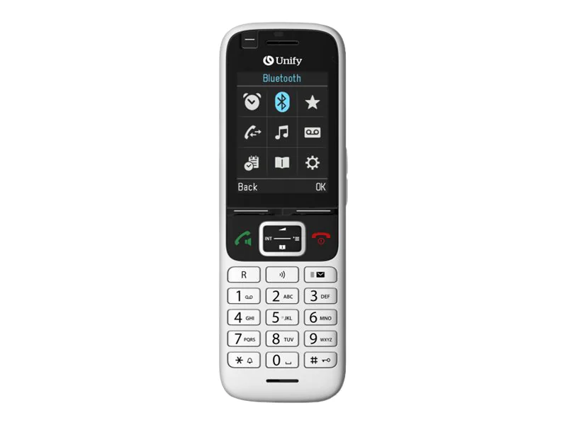 Atos Unify S6 - Schnurloses Erweiterungshandgerät - mit Bluetooth-Schnittstelle - DECT - Silber
