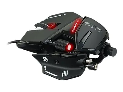 Mad Catz R.A.T.8+ - Maus - optisch - 11 Tasten - kabelgebunden - USB - Schwarz