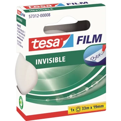 tesa Klebefilm tesafilm matt- unsichtbar 57312-00008 19mmx33m