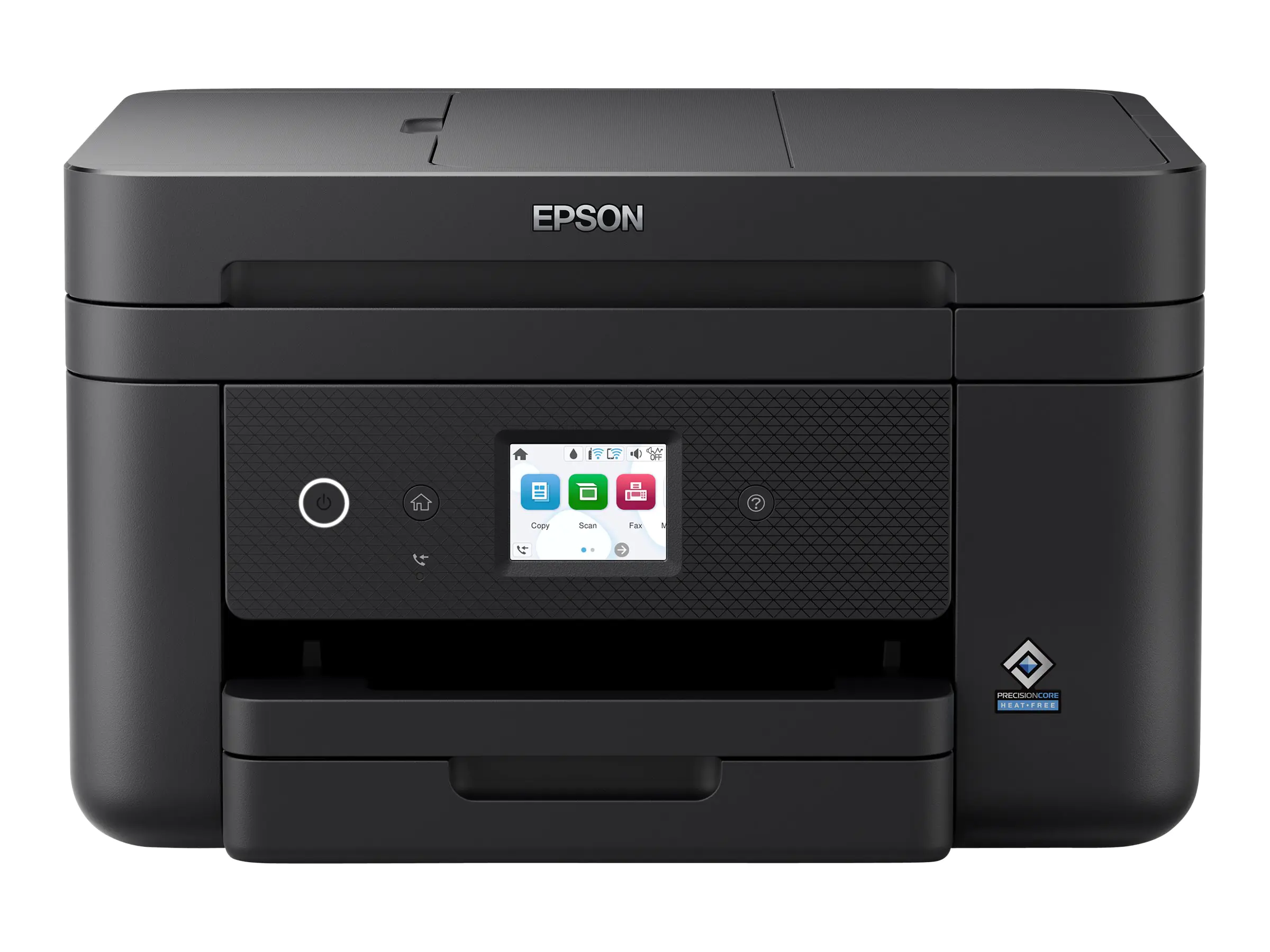 Epson WorkForce WF-2960DWF - Multifunktionsdrucker - Farbe - Tintenstrahl - Letter A (216 x 279 mm)/A4 (210 x 297 mm) (Original) - A4/Letter (Medien) - bis zu 14 Seiten/Min. (Drucken) - 150 Blatt - 33.6 Kbps - USB 2.0, Wi-Fi(n), LAN