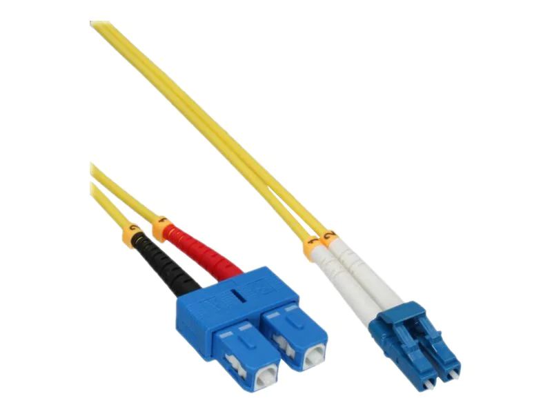 InLine LWL Duplex Kabel - LC/SC - 9/125µm - OS2 - 10m 88656E
