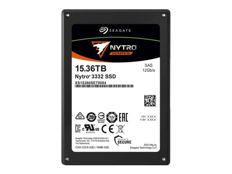 Seagate Nytro 3732 XS400ME70094 - SSD - verschlüsselt - 400 GB - intern - 2.5" (6.4 cm) - SAS 12Gb/s - Self-Encrypting Drive (SED)