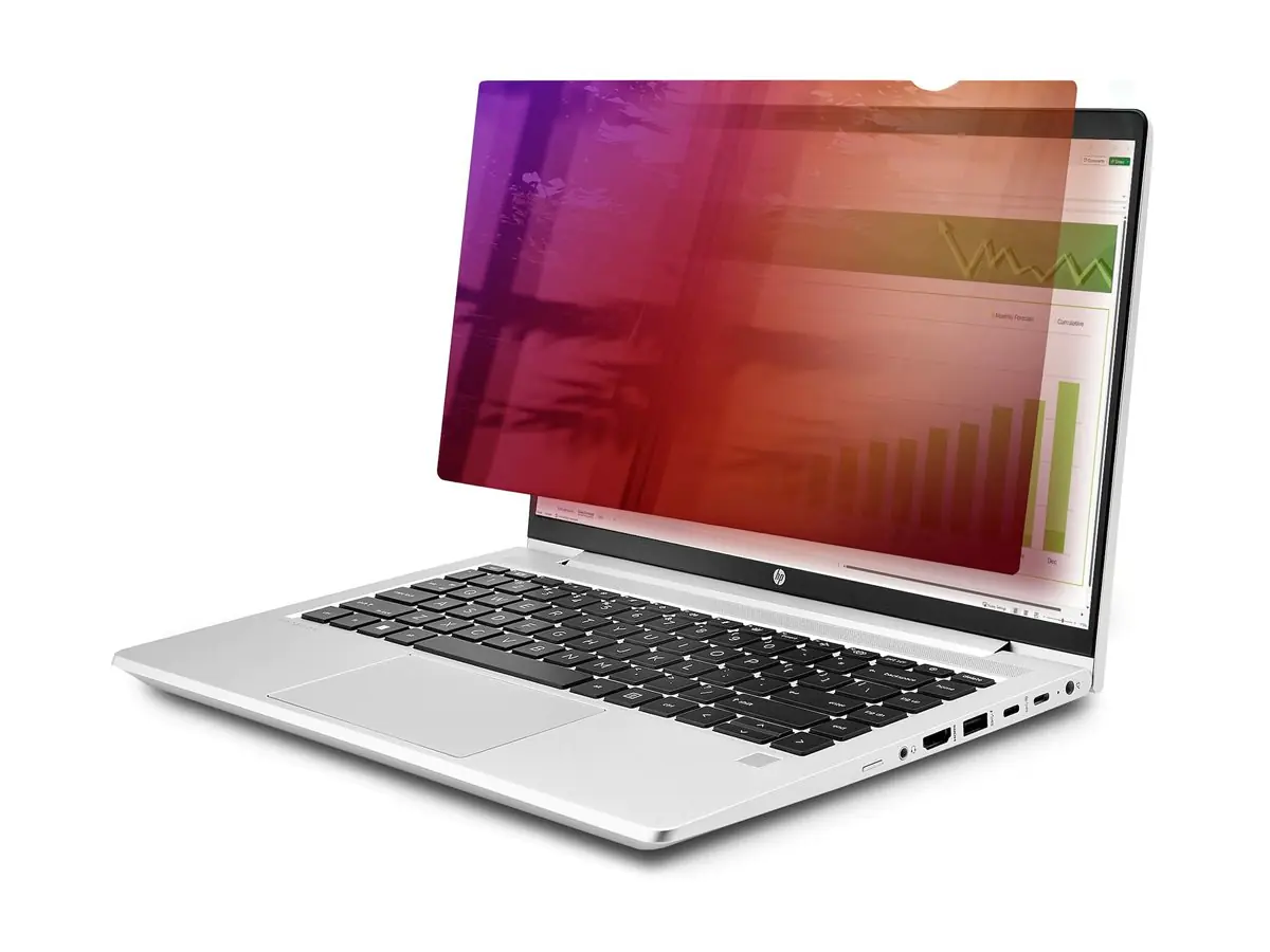 StarTech 14-inch 16:9 Laptop Privacy Screen, Reversible Gold Filter w/Enhanced Privacy, Computer Security Filter, Removable Screen Protector/Shield, +/- 30 Deg. - Blickschutzfilter für Notebook (horizontal) - entfernbar - Halter/Klebepunkte - 35.6 cm (14"