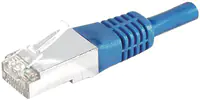 Dexlan - Patch-Kabel - RJ-45 (M) zu RJ-45 (M) - 7.5 m - SFTP, PiMF - CAT 6a - verseilt - Blau