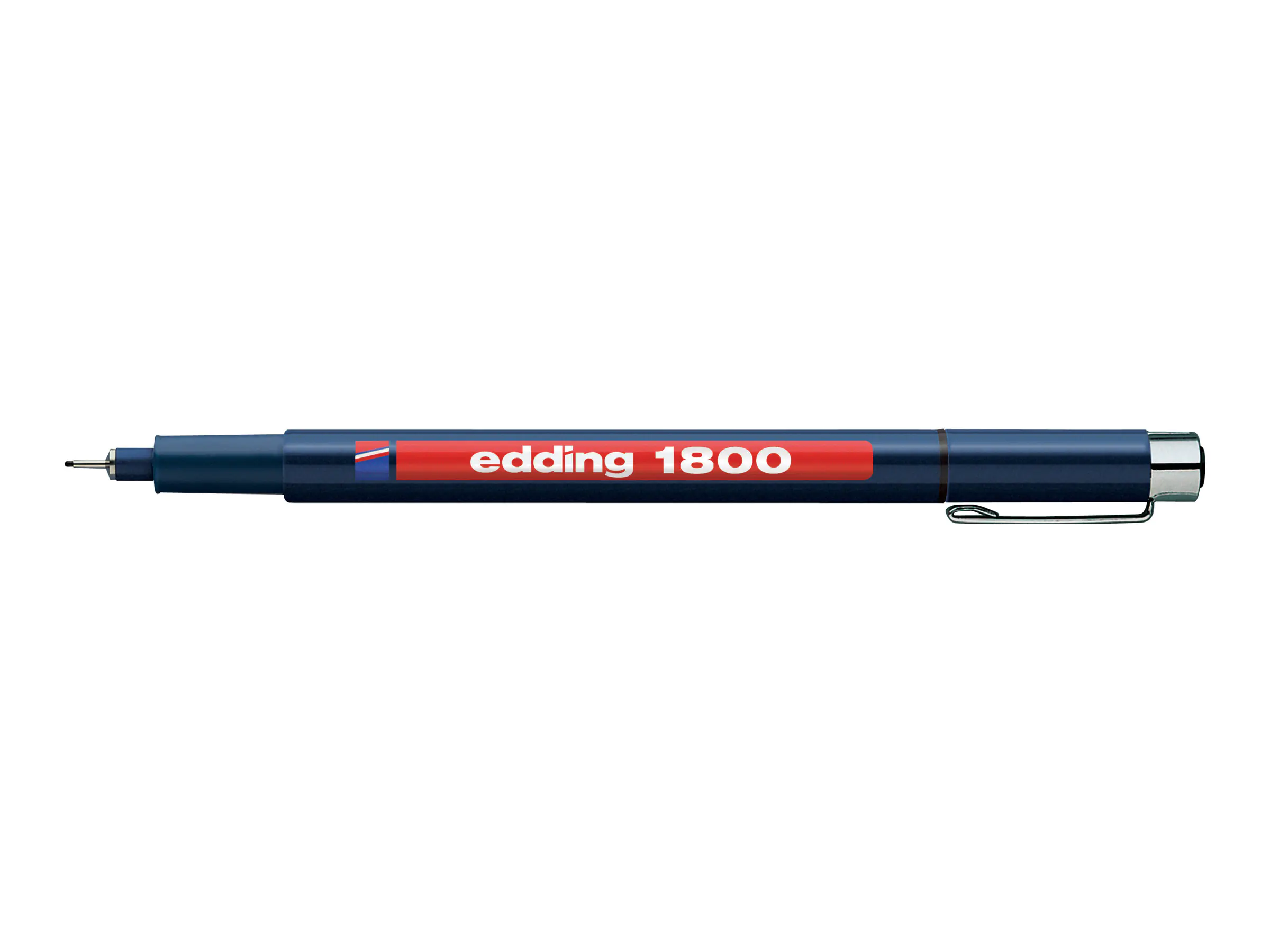 EDDING 1800 - Fineliner - Schwarz - Pigmenttinte 4-180007001