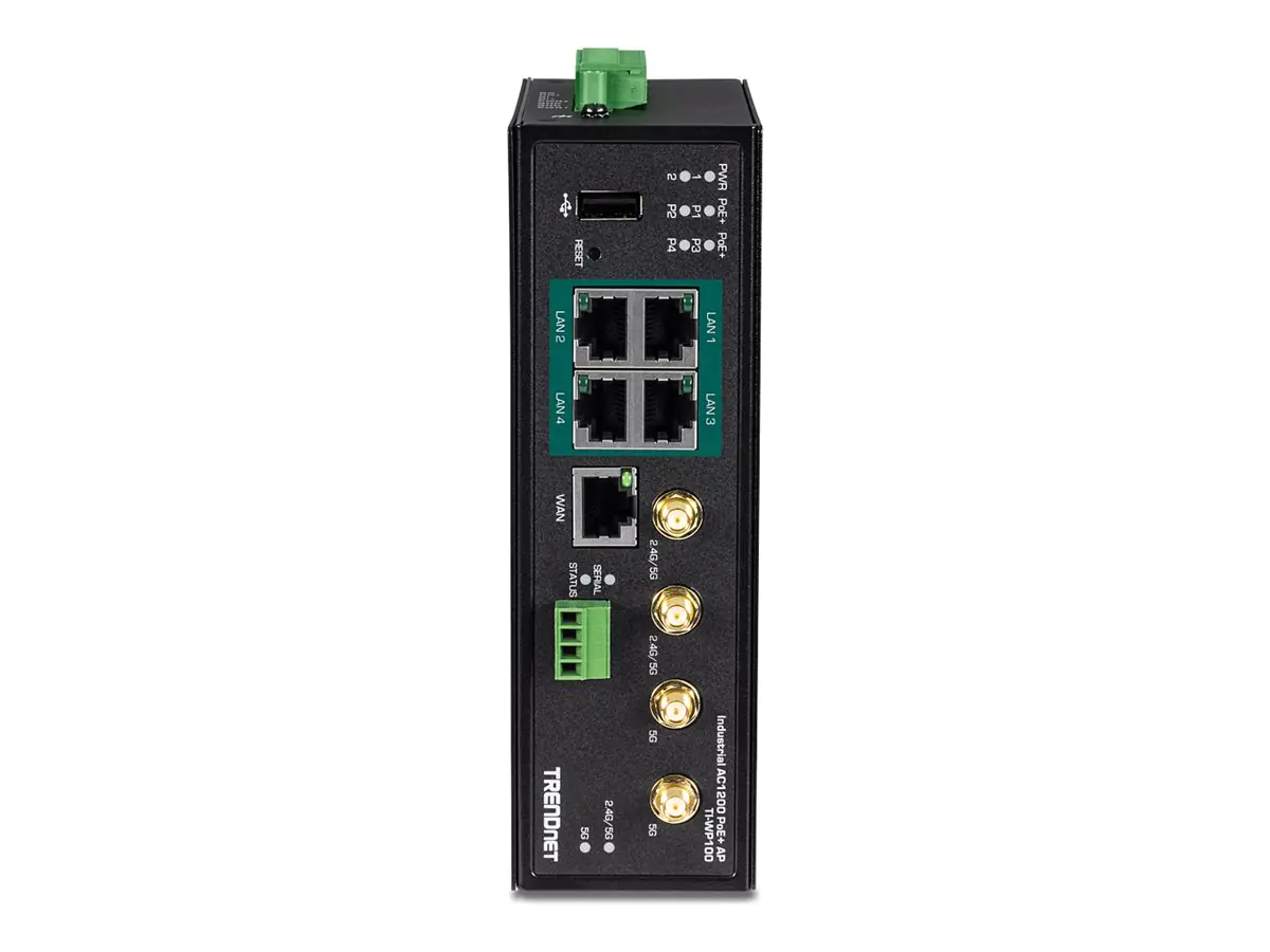 Trendnet TI-WP100 - Wireless Router 4-Port-Switch - 1GbE - Wi-Fi 5 - Dual-Band - TAA-konform