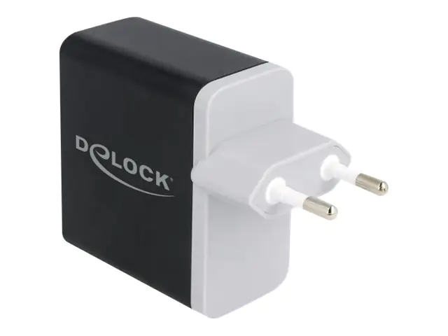Delock - Netzteil - 27 Watt - 3 A - PD 3.0, QC 4+ (24 pin USB-C) - Schwarz