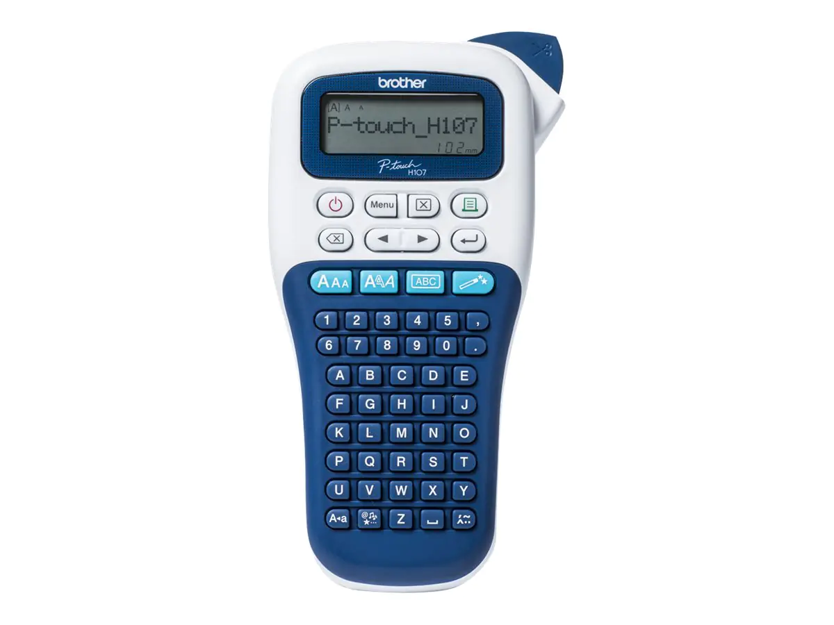 Brother P-Touch PT-H107B - Beschriftungsgerät - s /w - Thermotransfer - Rolle (1,2 cm)