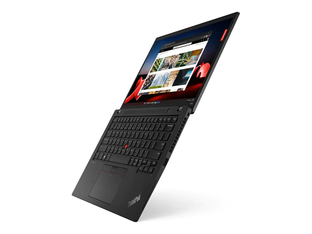 Lenovo ThinkPad T14s Gen 4 21F8 - 180°-Scharnierdesign - AMD Ryzen 7 Pro 7840U / 3.3 GHz - Win 11 Pro - Radeon 780M - 32 GB RAM - 1 TB SSD TCG Opal Encryption 2, NVMe - 35.6 cm (14") IPS 1920 x 1200 - Wi-Fi 6E, Bluetooth - Deep Black - kbd: Deutsch - mit