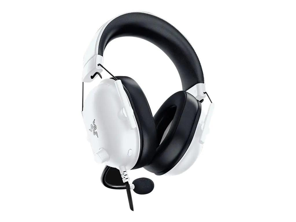 Razer BlackShark V2 X - Headset - 7.1-Kanal - ohrumschließend - kabelgebunden - 3,5 mm Stecker - Geräuschisolierung - weiß